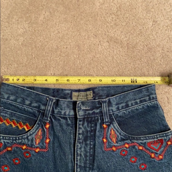 Vintage Ruff Hewn Embroidered Jean size 8 - Picture 5 of 7